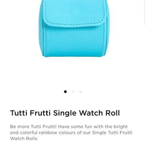 WOLF Turquoise Watch Roll